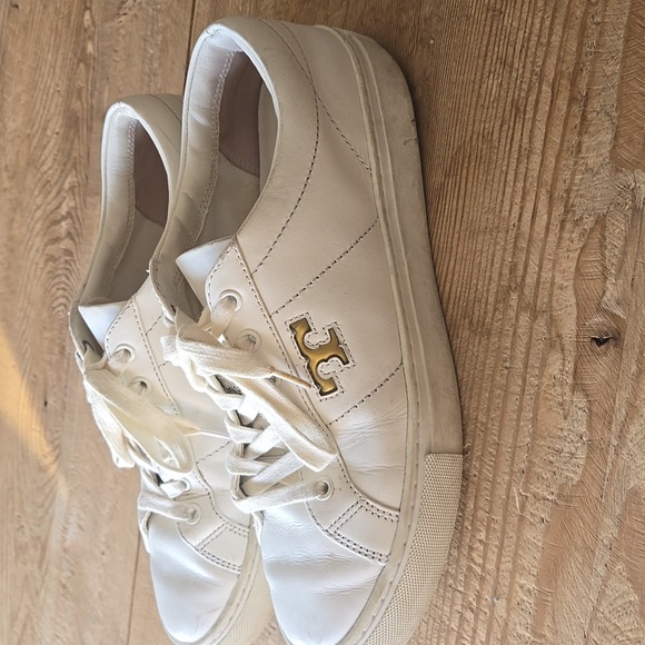 Tory Burch Classic White Casual Sneakers - Picture 2 of 6